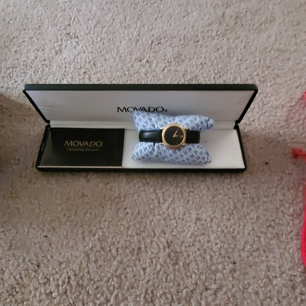 Movado museum watch 595 in Macy's great deal